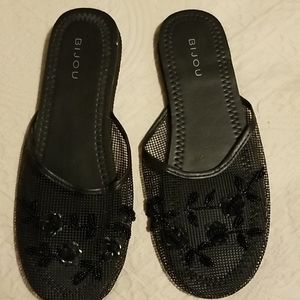 Beaded slipper